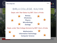 Tablet Screenshot of birlacollege.org
